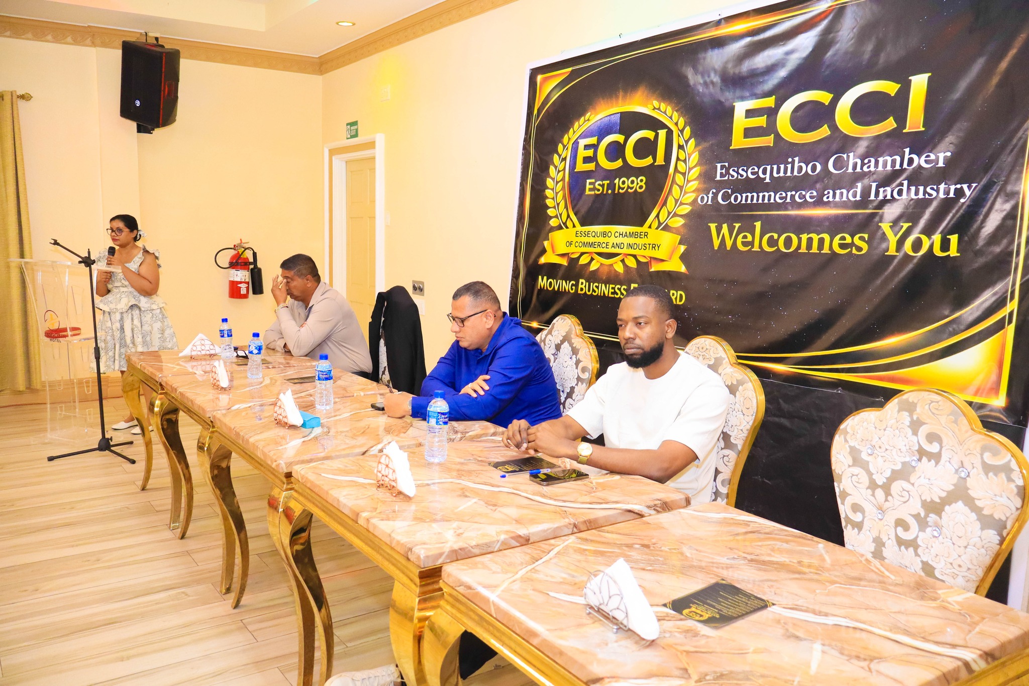 ECCI executive at the dais